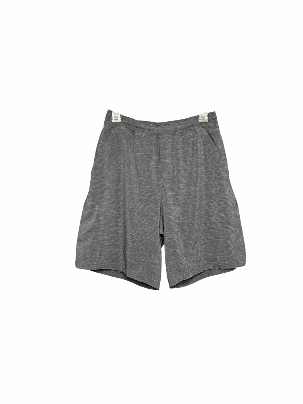 lululemon athletica Men's Pace Breaker Heathered Black Lined Athletic Shorts